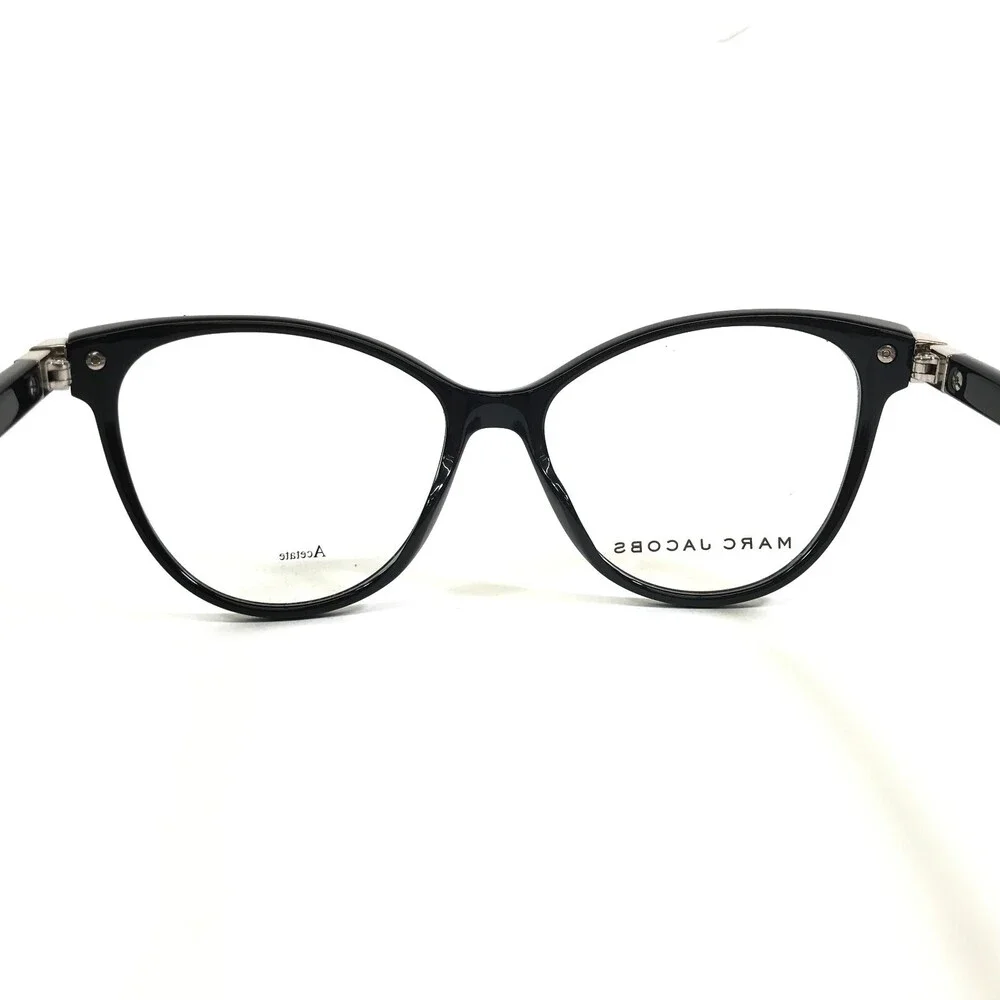 Marc Jacobs Eyeglasses Frames 20 807 Black Cat Eye Full Rim 51-15-145